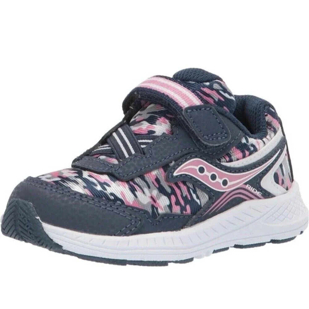 Saucony Kids' Ride 10 Jr Running Shoe Pink Size Toddler 5W New